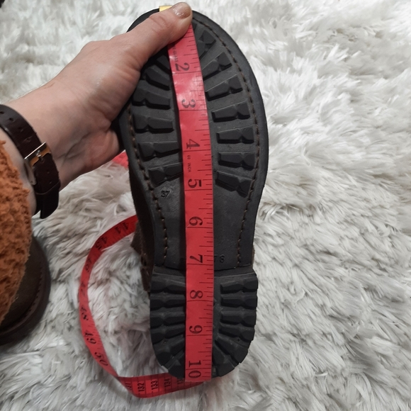 Bussola Suede Moto Ankle Boots Size 37 Green/Brown - Picture 8 of 11